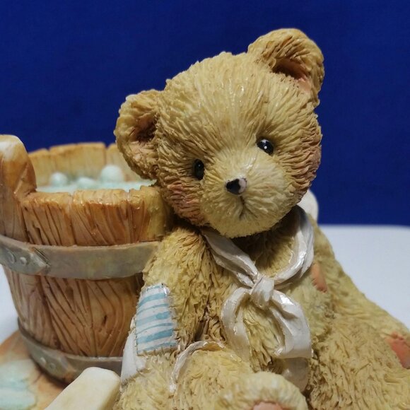 Cherished Teddies Joshua Love Repairs All Figurine Enesco 950556 Hamilton Gifts - Picture 3 of 10